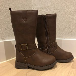 Girls brown riding boot OshKosh never worn